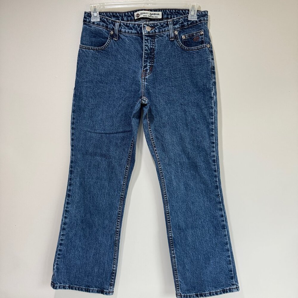 🎉😀CLEARANCE SALE!!😀🎉HARLEY-DAVIDSON Ladies' 10 Petite Boot Cut Jeans